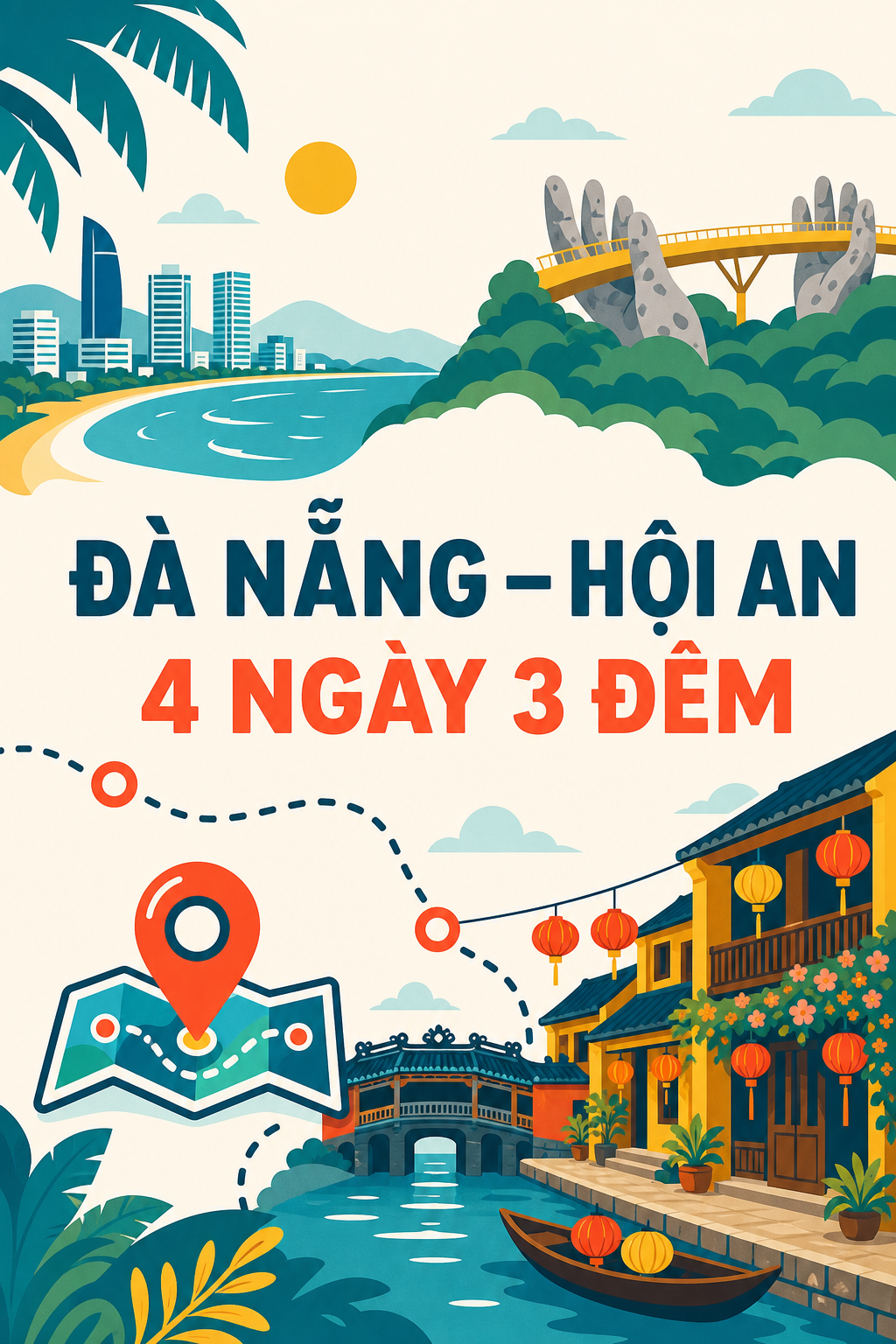 Bài mới Đà Nẵng Hội An tự túc 4 ngày 3 đêm