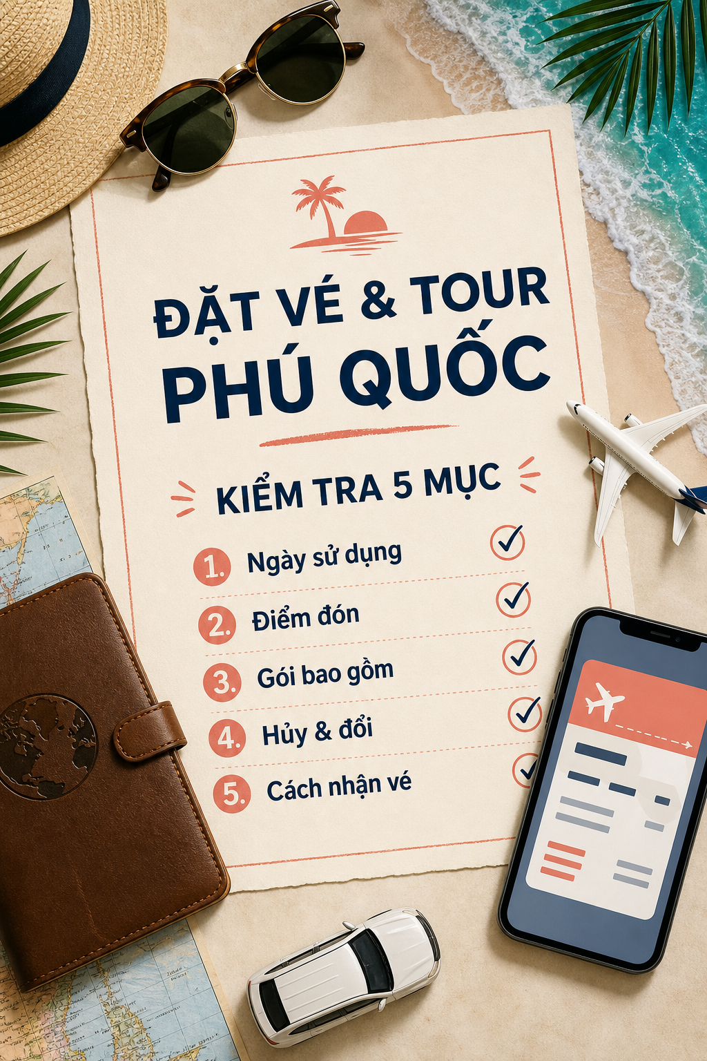 Checklist năm mục trước khi đặt vé và tour Phú Quốc