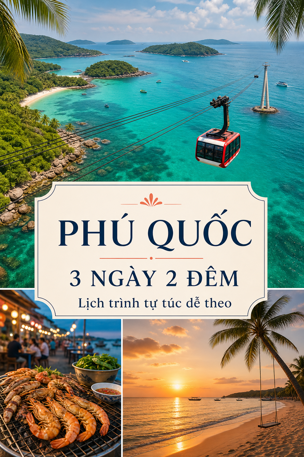 Gợi ý Phú Quốc tự túc 3 ngày 2 đêm